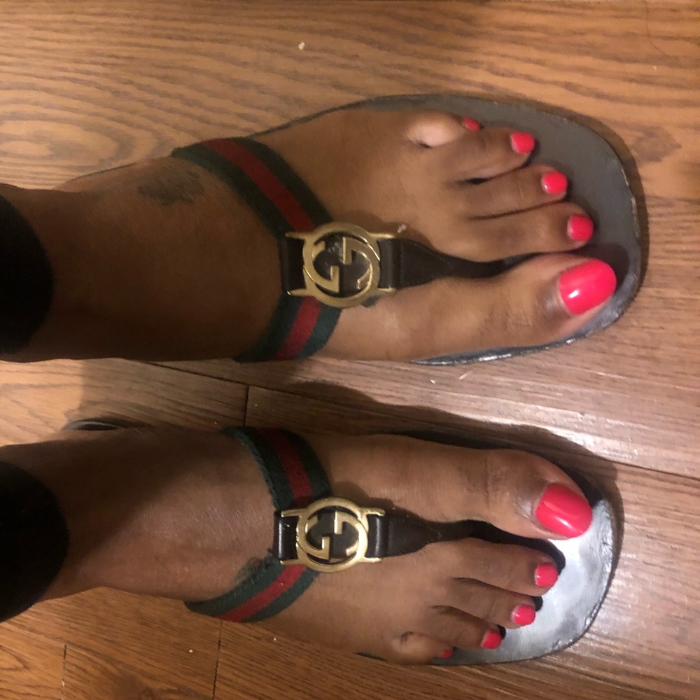Authentic classic Gucci slides